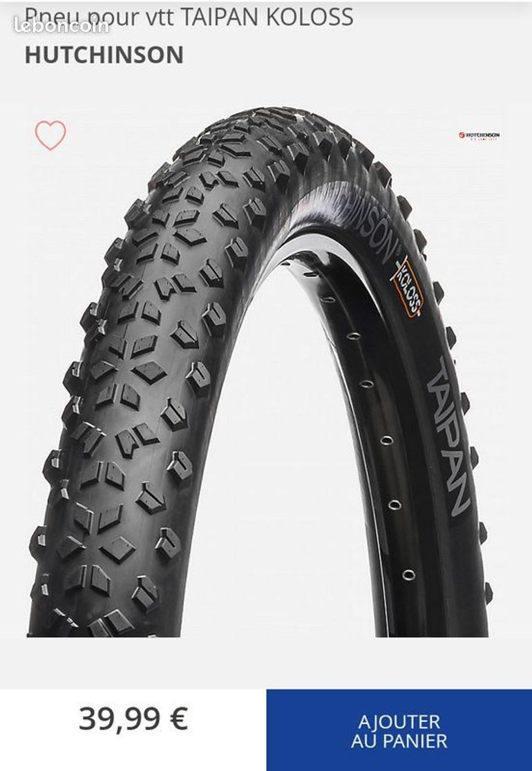 Used Hutchinson taïpan,koloss et toro koloss bike — image 5 of 8