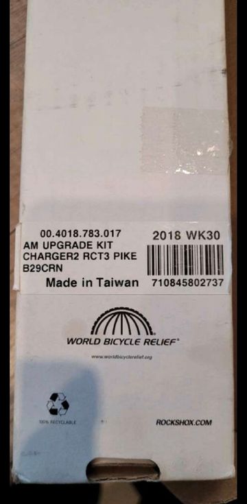 Brugt RockShox Pike 29" Charger 2 RCT3, 00.4018.783.017 2018 Fork
