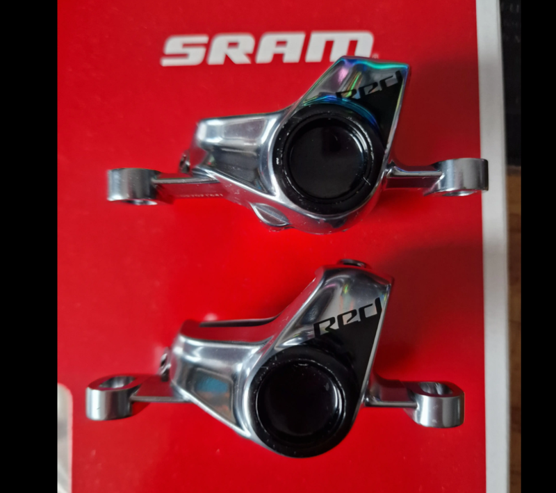 Used Sram RED eTap AXS HRD Brake Caliper Post Mount Brakes