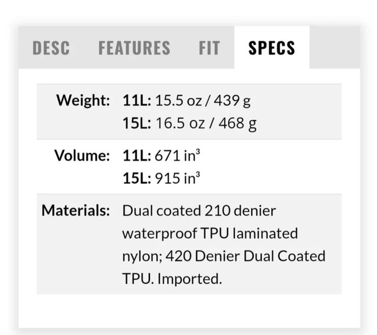 Used Revelate Design Sweetroll 15L 2024 bike — image 8 of 8