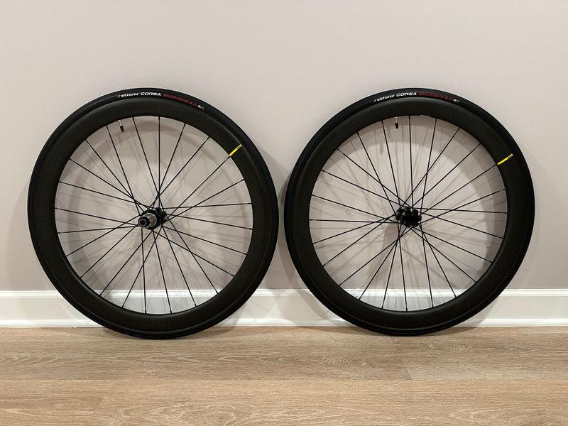 Used Mavic Cosmic Pro Carbon UST Centre Lock Disc Wheelset 2022 Wheels