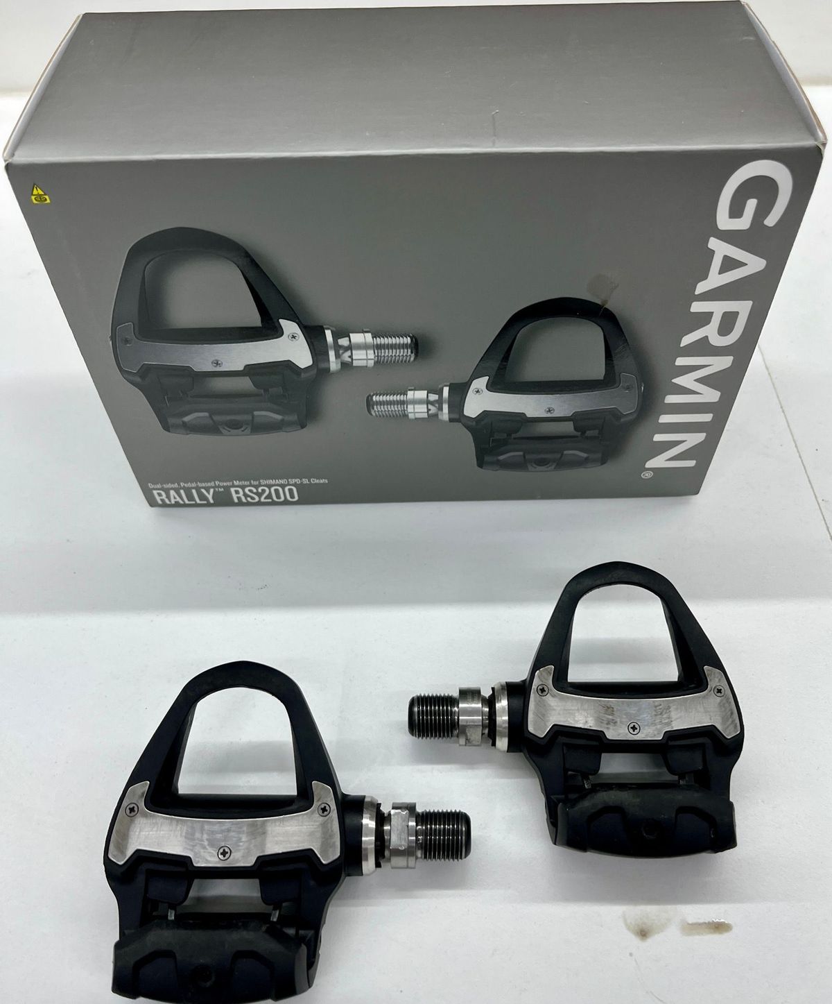 Used Garmin Rally RS200 Dual-sensing Power Meter Pedals – $ 506