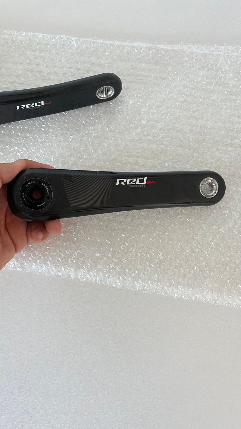 Tweedehands Sram Red Carbono anclaje 8 tornillos 2023 Drivetrain & Pedals