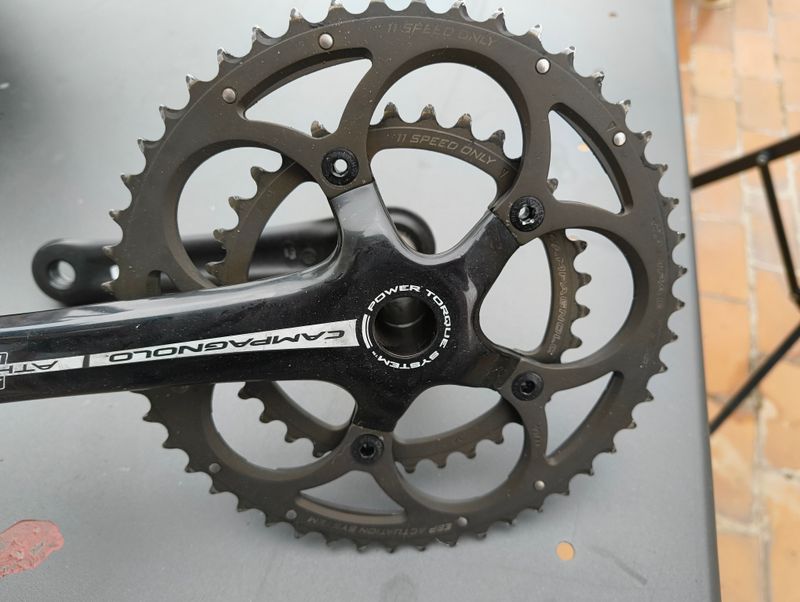 Tweedehands Campagnolo Athena 11v 2014 Drivetrain & Pedals
