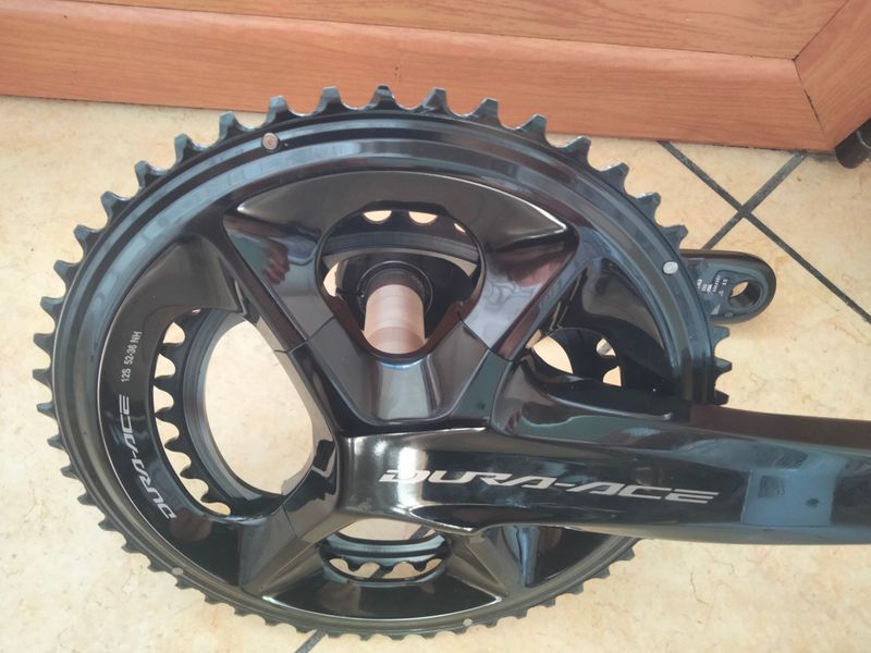 Used Shimano Dura Ace Di2 12v 52-36 Chainrings Drivetrain & Pedals