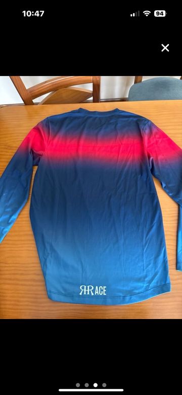 Brugt MTB Jersey Long Sleeve Blue Red 2023 bike — billede 3 af 3