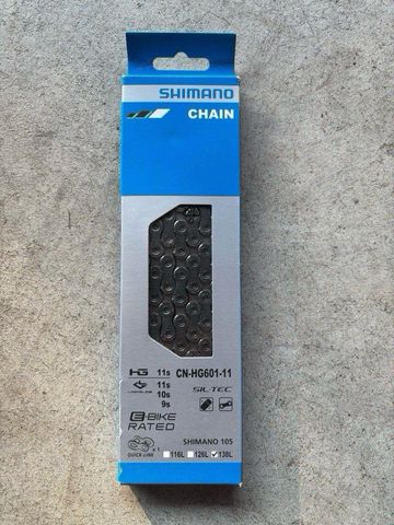 Shimano CN-HG601 GRX 11-speed Chain 138 Links 2025 Drivetrain & Pedals usato