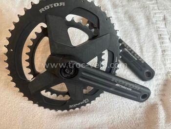 Rotor inpower en 172, 5mm plateaux Qrings 52/36 Drivetrain & Pedals de segunda mano