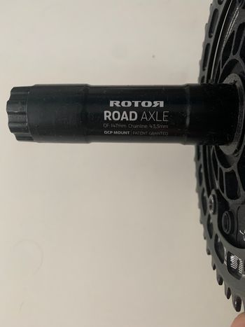 Used Rotor ROTOR VEGAST 1X (Single Ring) 4 Bolt AERO MAS Spider 110BCD Crankset bike — image 3 of 5