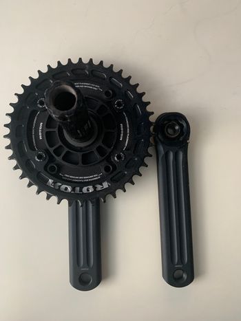 Used Rotor ROTOR VEGAST 1X (Single Ring) 4 Bolt AERO MAS Spider 110BCD Crankset bike — image 5 of 5