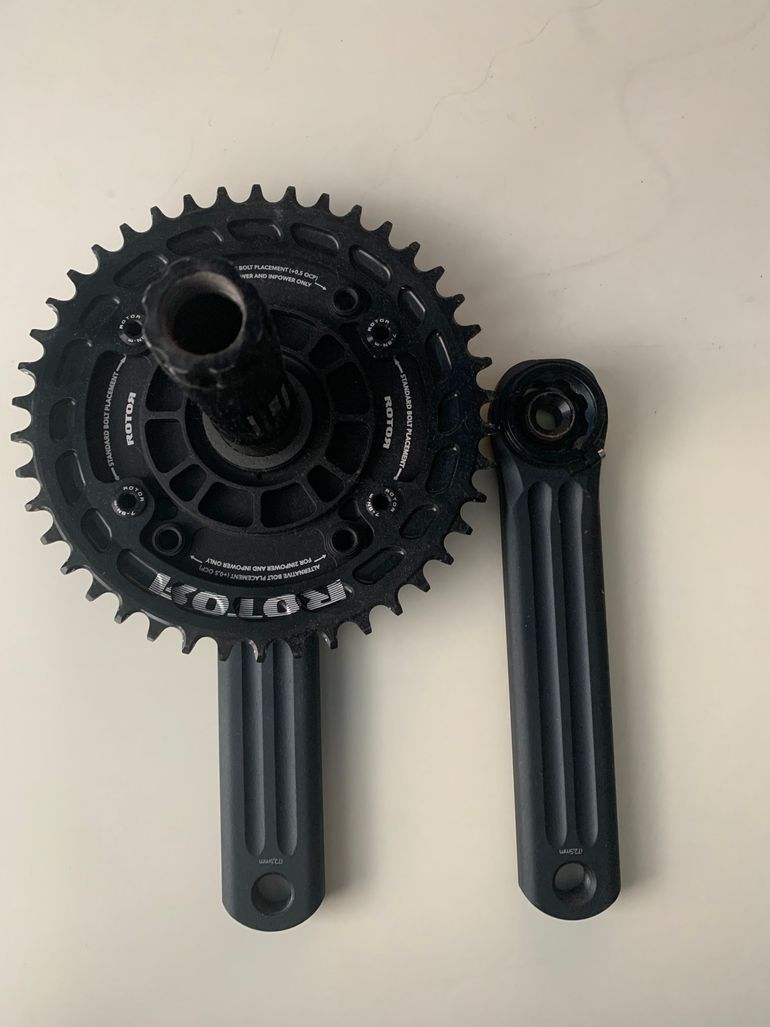 Used Rotor ROTOR VEGAST 1X (Single Ring) 4 Bolt AERO MAS Spider 110BCD Crankset bike — image 5 of 5