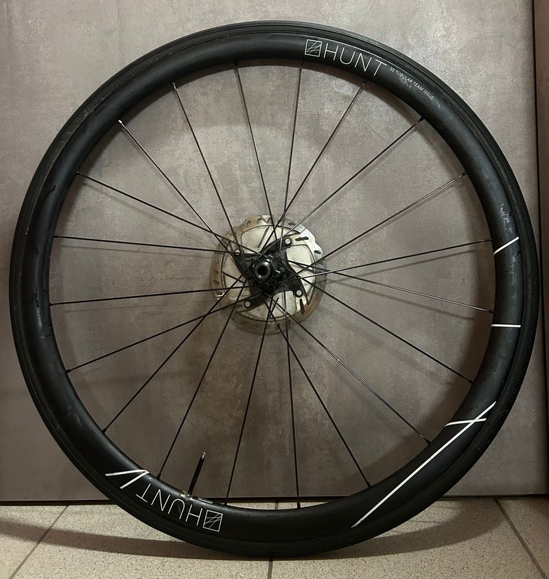 Hunt Carbon Team Tubular Disc 30mm Wheels d'occasion