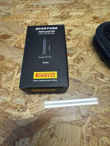 Käytetty Pirelli Sport Tube 700x23/30 Presta 48mm 2024 Tyres & Tubes