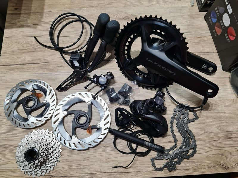 Used Shimano Ultegra DI2 12spd 8100 2025 Groupset