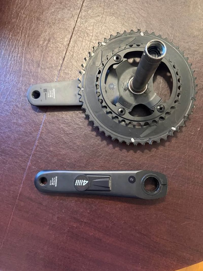 Used Shimano 4iiii Precision 3+ Ultegra FC-R8100 Crankset 2024 Drivetrain & Pedals