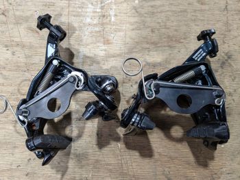 Used Shimano Dura-Ace BR-R9110F direct-mount rim-brake calipers bike — image 3 of 3