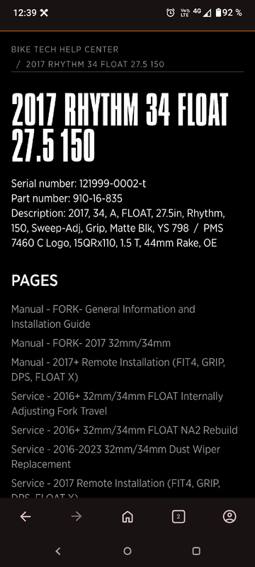 Used Fox 34 Rythm Grip 2014 bike — image 8 of 12