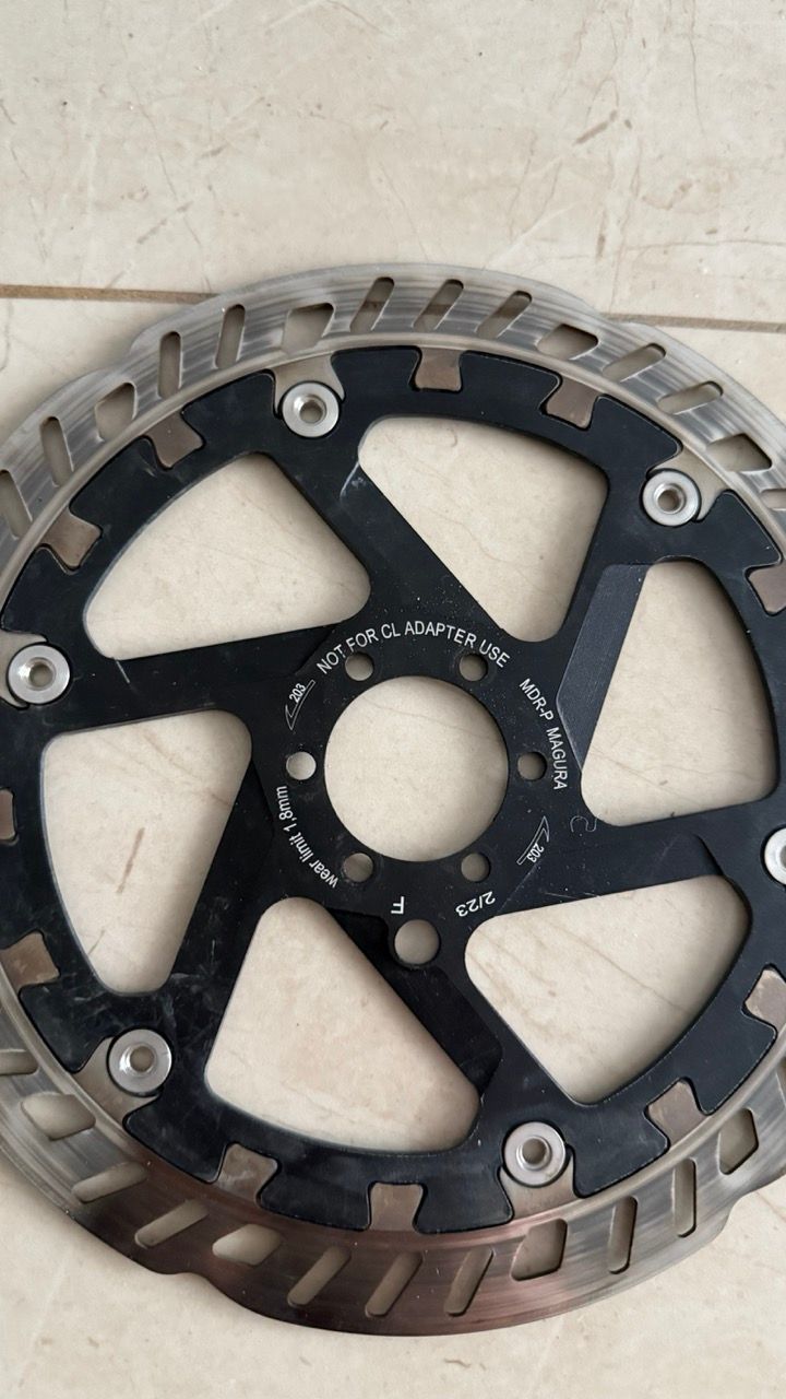 Magura MT ESTOP Kit Avec Disque MDR-P 6 Trous Et Plaquettes De Frein - Optimisé Pour VAE