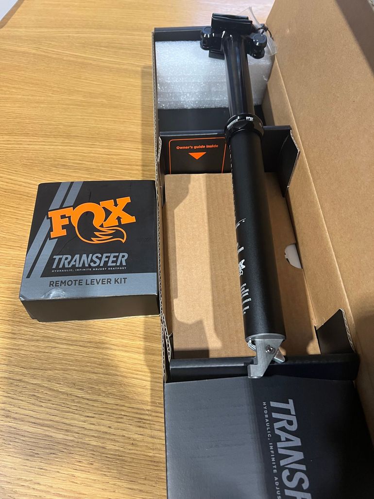 FOX Transfer 125 travel 5/30.9 黒 Sztyca FOX Transfer 30,9 / 31,6 wew.p. Black 100/125/150/175