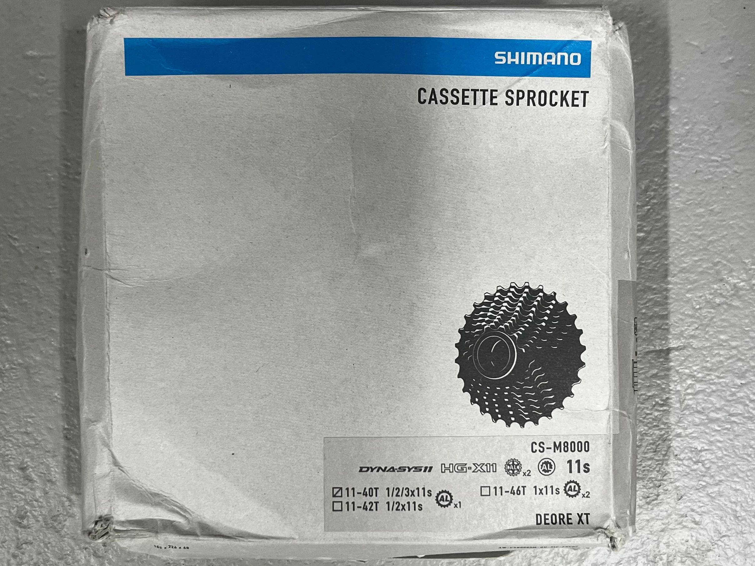Used Shimano XT CS-M8000 11-40 11 speed cassette – $ 45 | buycycle