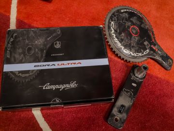 Used Campagnolo Bora Ultra Aero Carbon 56t 172.5mm 2015 Drivetrain & Pedals