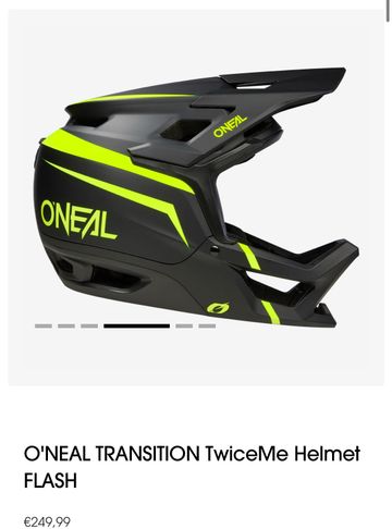 Brugt O‘neal O'NEAL TRANSITION TwiceMe Helmet FLASH 2025 bike — billede 4 af 4