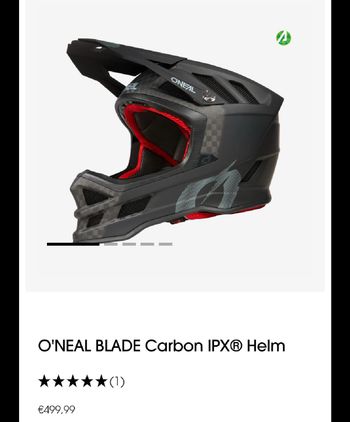 O‘neal casco oneal de carbono 2024 bike usato — immagine 7 di 7