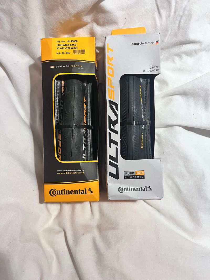 Używany Continental ultra Sport Tyres & Tubes