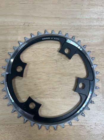Sram, PLATEAU  X-SYNC 42D 107 BCD 12V GRIS POLAIRE/NOIR