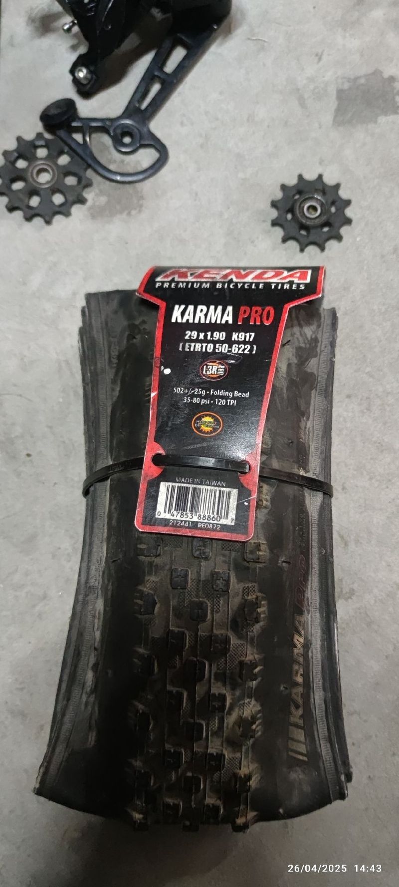 Used Kenda karma pro 29x 190 2020 Tyres & Tubes
