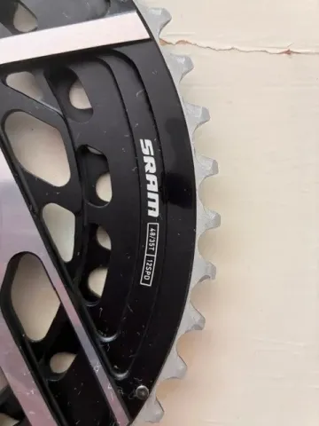 Used Sram Red AXS Quarq Power Meter 48/35t 8-Bolt Chainring