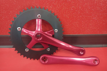 Lasco Fixed gear track crankset loose apg 46t alloy Drivetrain & Pedals usato