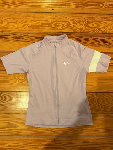 Rapha Women's Core Jersey Pale Lilac/White Cycling Clothing usato