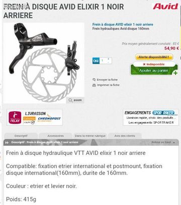 Brugt Avid juicy seven bike — billede 3 af 3
