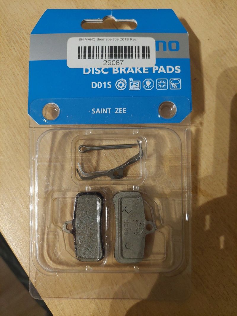 Gebrauchtes Shimano D01S pads 2023 Brakes