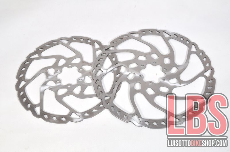 Used Shimano Coppia dischi freno SM RT66 M 203 - 180. Classificazione A+ 2020 Brakes