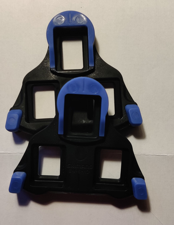 Tweedehands Shimano SPD-SL Cleats SM-SH12 (Blue 2°) Drivetrain & Pedals