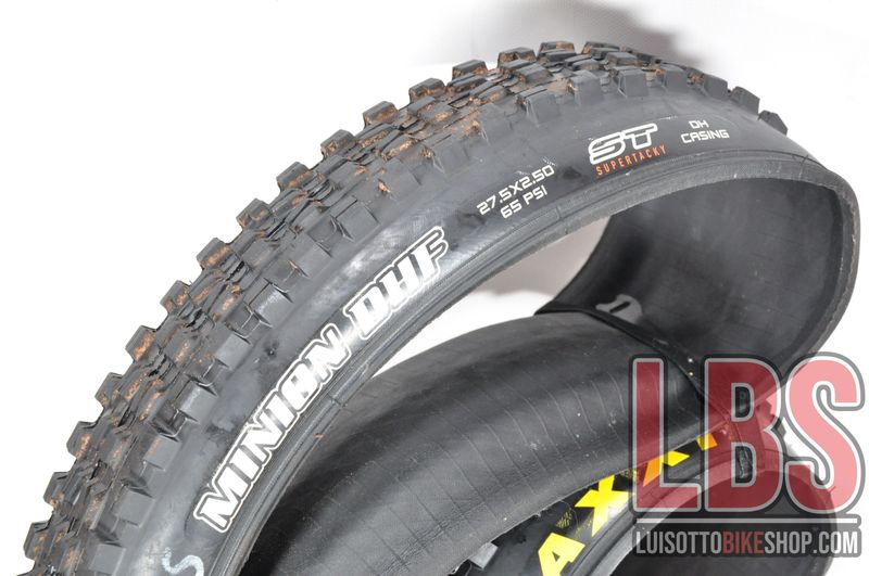 Used Maxxis Copertone mtb enduro MAXXIS MINION DHF 27, 5X2, 50 65 PSI supertachy DH CASING. 2022 Tyres & Tubes