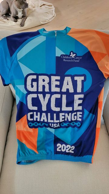 Used Blackchrome Great Cycle Challenge Jersey 2022 Cycling Clothing