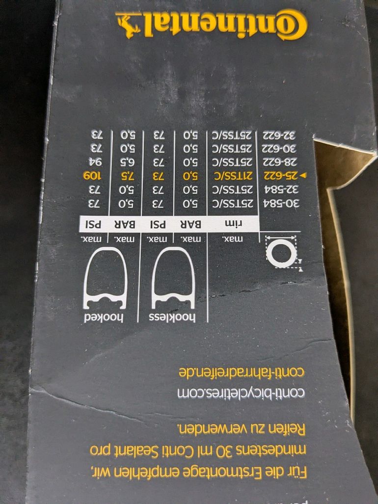 Brugt Continental GP5000S TR 622-25 2024 bike — billede 2 af 3