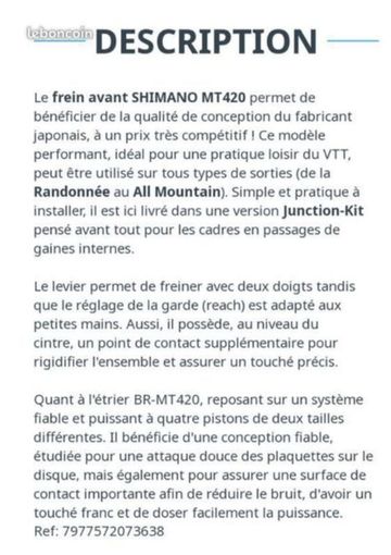 Gebrauchtes Shimano mt 4100/420 bike — Bild 7 von 7