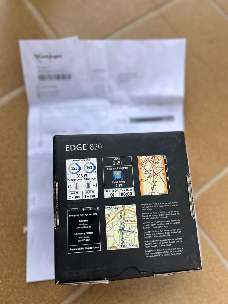 Used Garmin este 820 Bundle 2018 bike — image 2 of 5