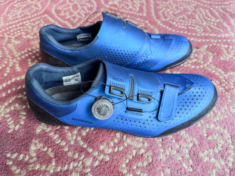 Blue Shimano Am5 Spd Shoes Shimano Blue Cycling Shoes Clearance