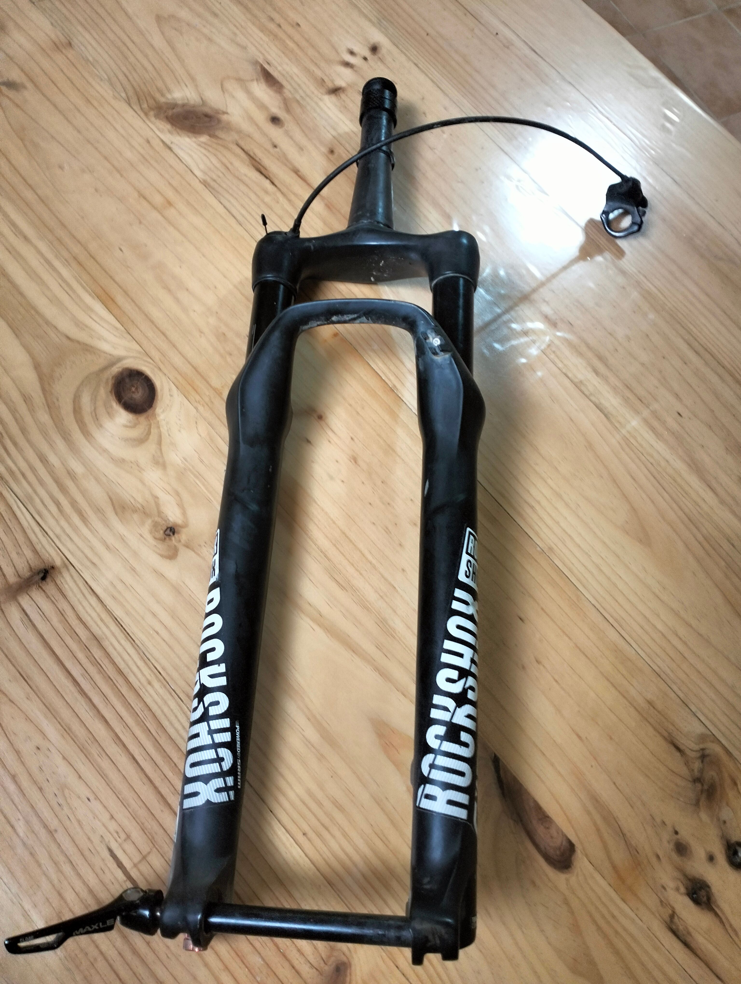 【貴重】ROCK SHOX SID RACE WORLD CUP カーボン Rock Shox World Cup Black Box Carbon SID W/Lockout Fork 26er