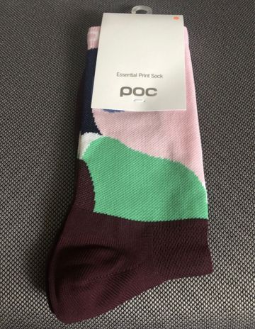 POC essential print sock 43-45 L Cycling Clothing usato