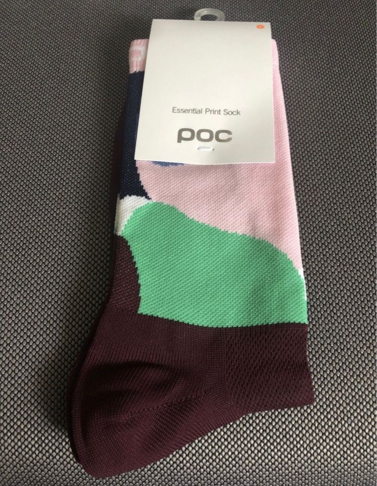 Brugt POC essential print sock 43-45 L bike — billede 1 af 2