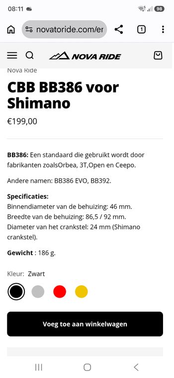 Brugt Nova Ride Bottom Bracket 2025 bike — billede 5 af 5