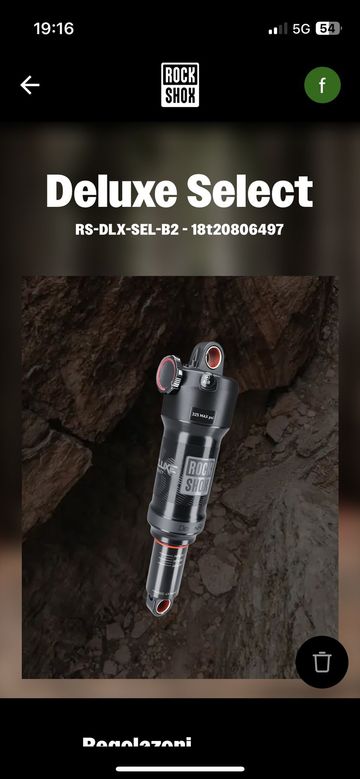 RockShox deluxe select 2024 Rear Suspension usato
