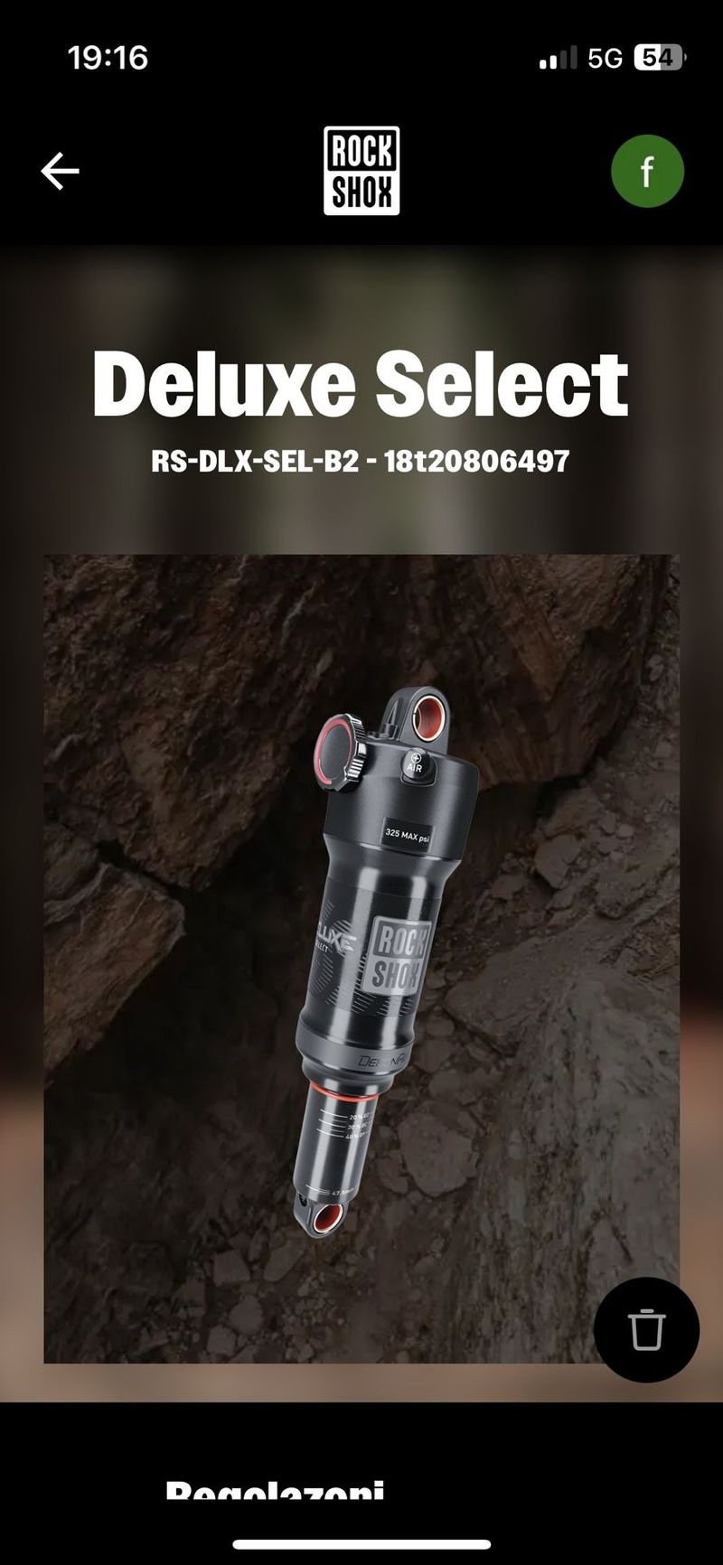 Used RockShox deluxe select 2024 Rear Suspension