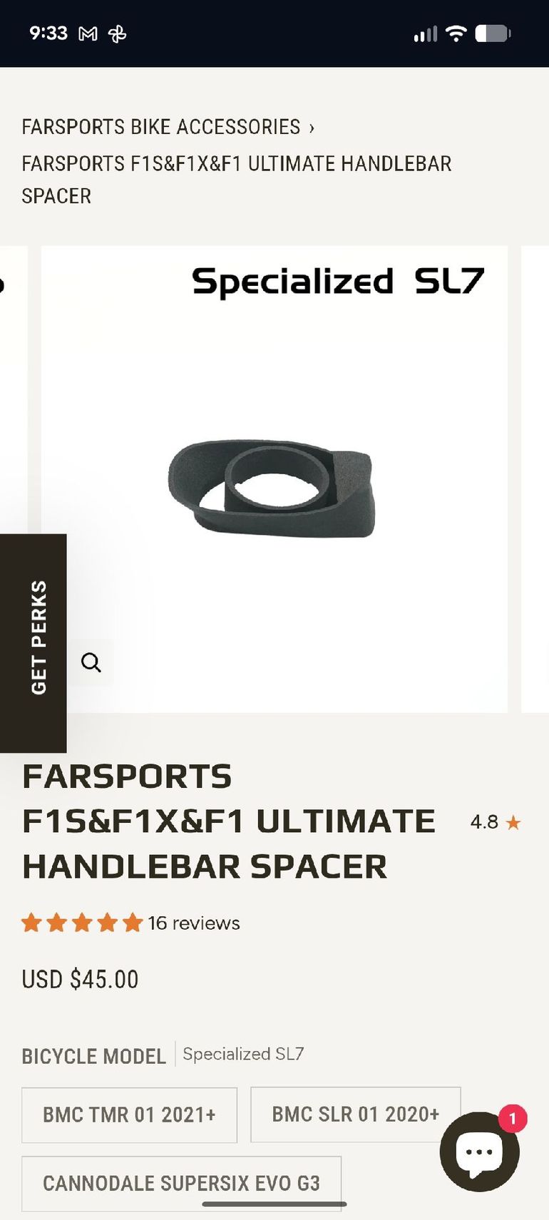 Used Farsports F1S 2025 bike — image 9 of 9
